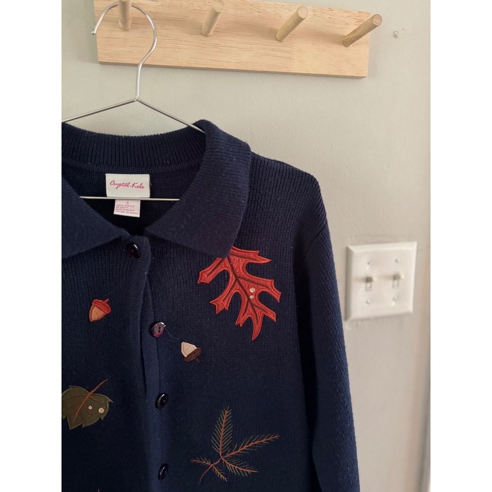 Crystal Kobe vintage Cardigan - Small‎ - Picture 2 of 4